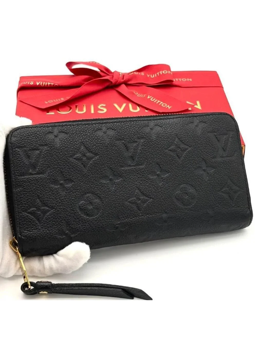 Louis Vuitton Wallet Zippy Monogram Black